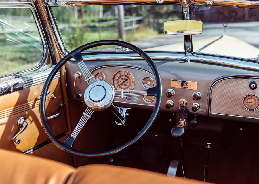 Панель приборов LaSalle Convertible Coupe (35-5067) 1935 года  (фото 9 из 9)